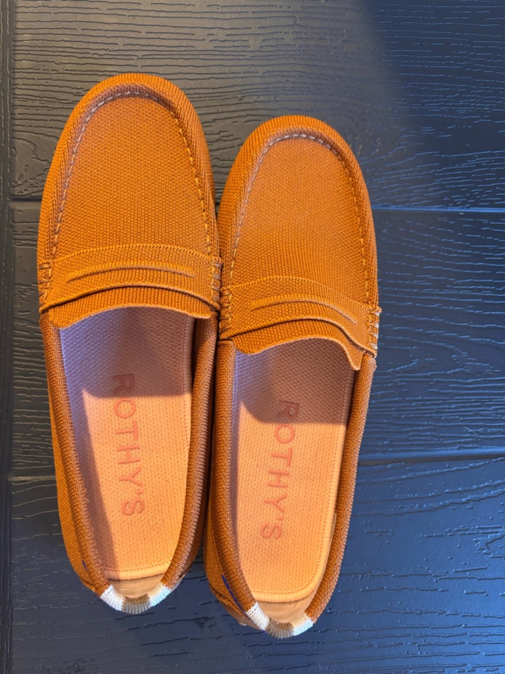 Rothy's The Driver Rust Cognac
Loafer Driving Moccasin
Womens 8